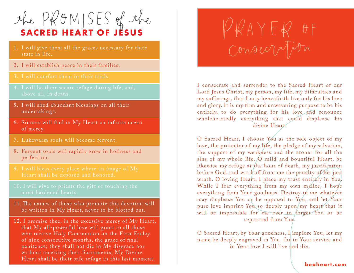 Promises of the Sacred Heart of Jesus