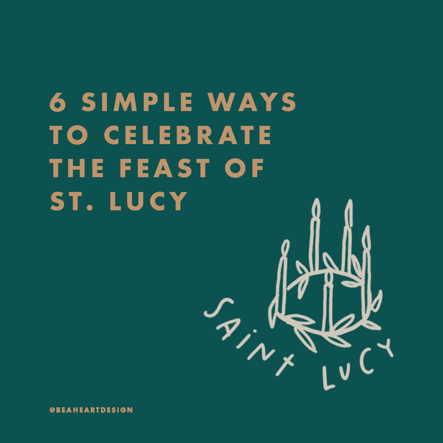 simple ways to celebrate st. lucia