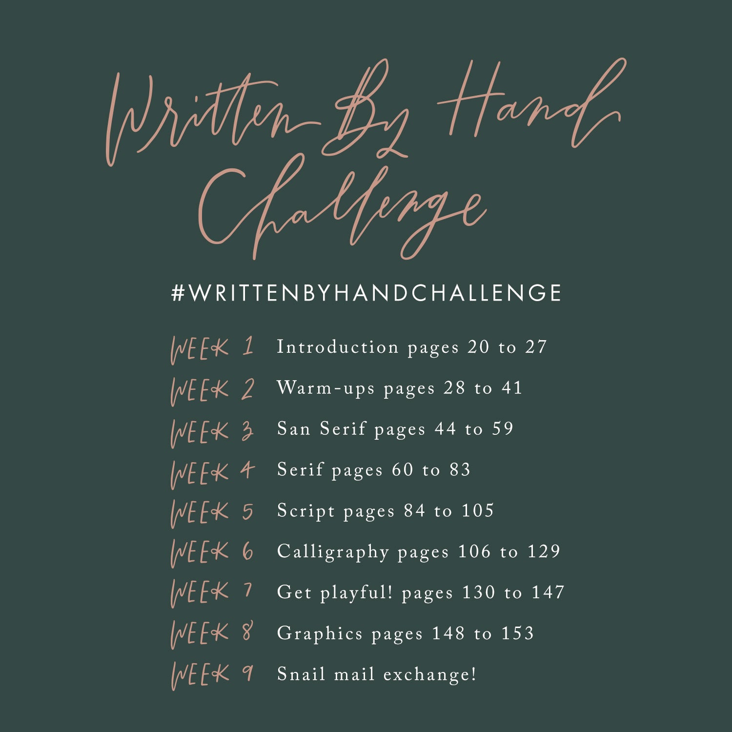 Written By Hand Challenge
