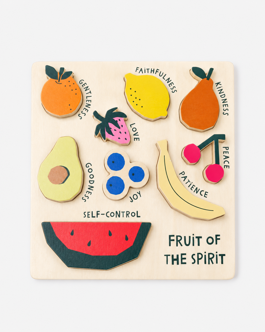 Fruit of the Spirit Wooden Puzzle