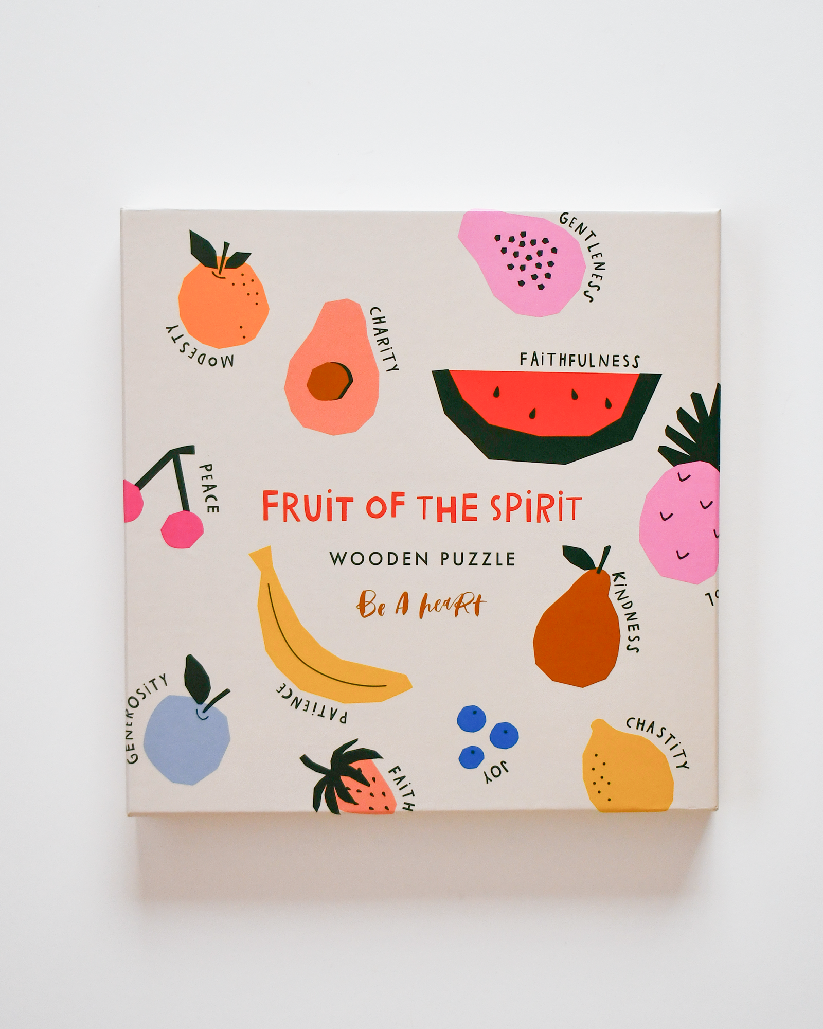 Be A Heart Fruit of the Spirit Wooden Puzzle