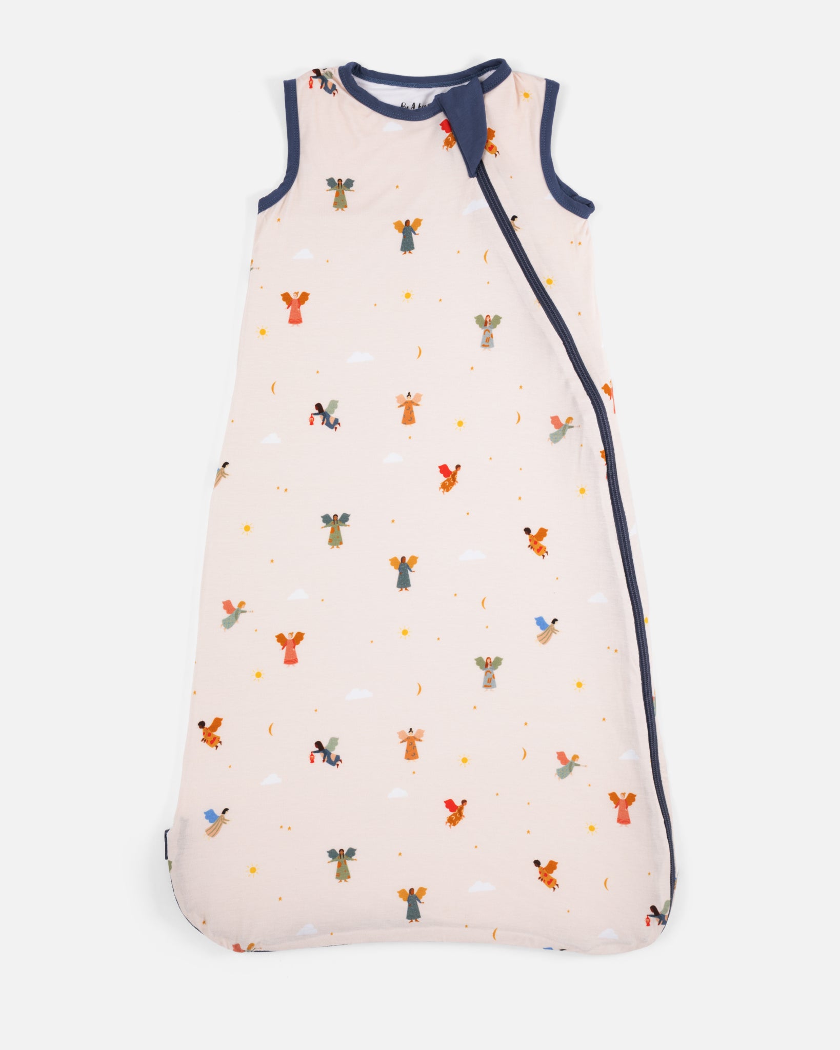 Faith-inspired baby sleep sacks with Guardian Angel and Good Shepherd designs, made from soft bamboo blend with double zippers. Christian wearable blankets for newborns and infants, providing safe, cozy, and faith-based bedtime comfort while reminding little ones of God’s protection and Jesus’ love.