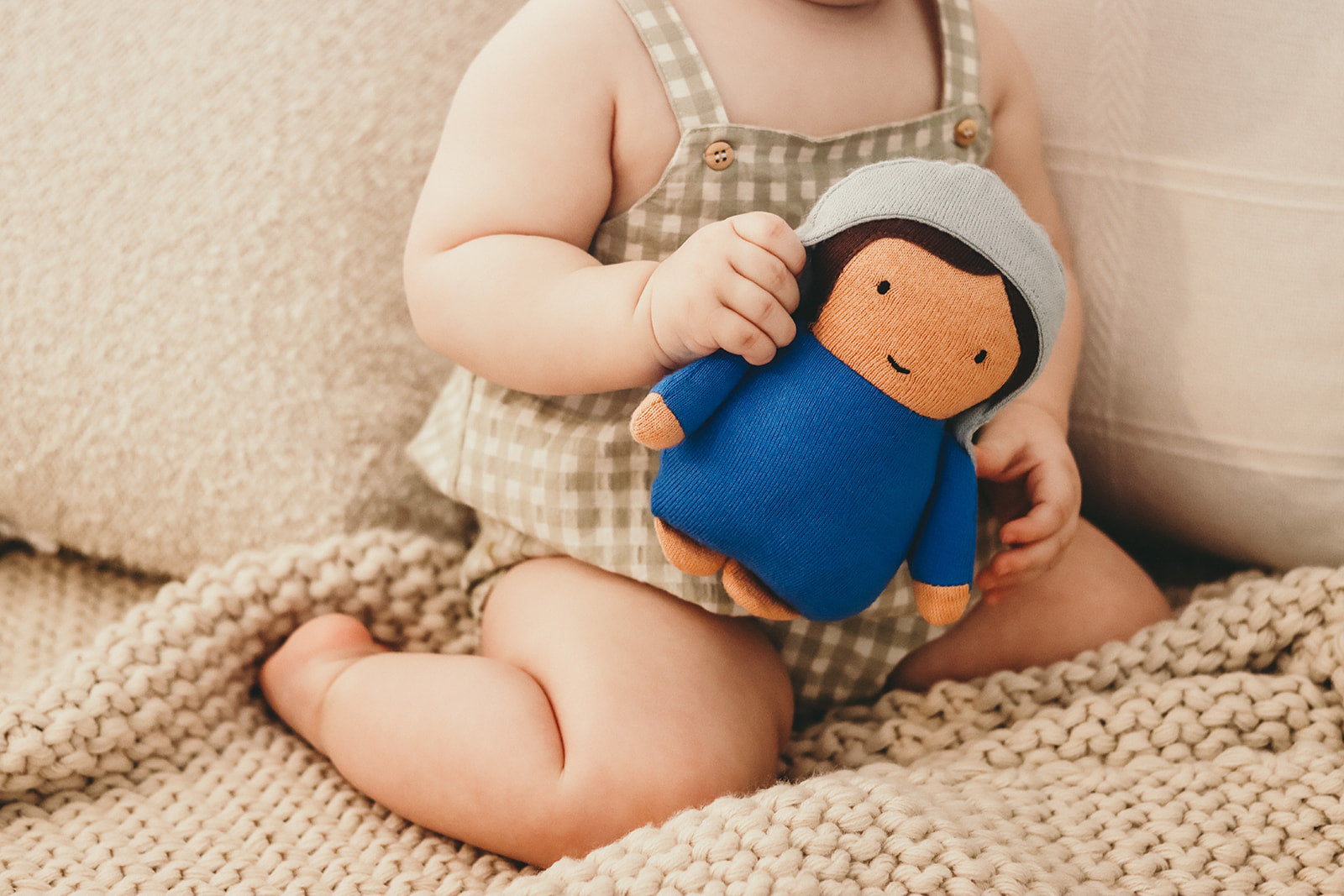 Mary Plush Rattle Doll