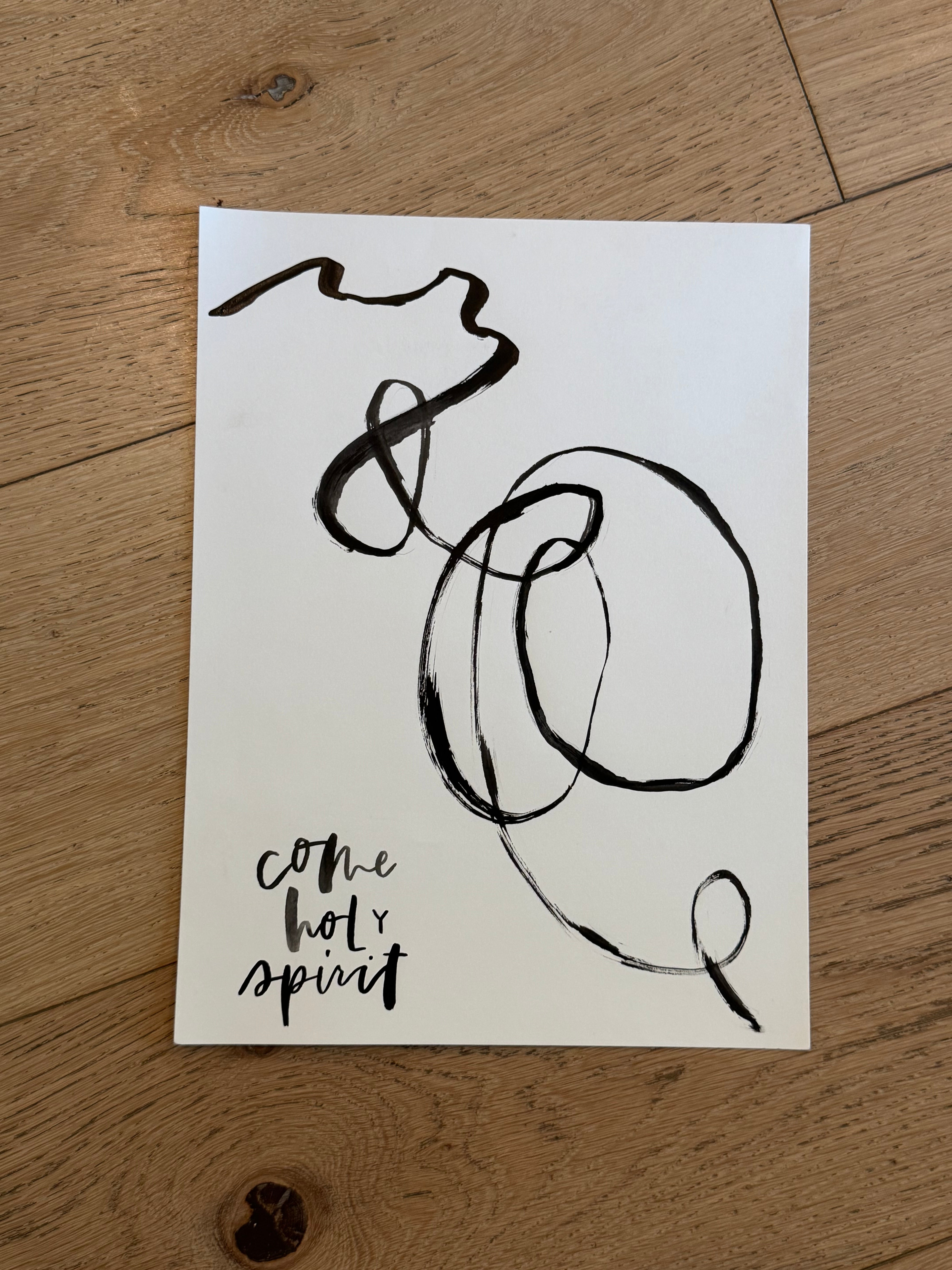 Original Come Holy Spirit Original Artwork 9x12