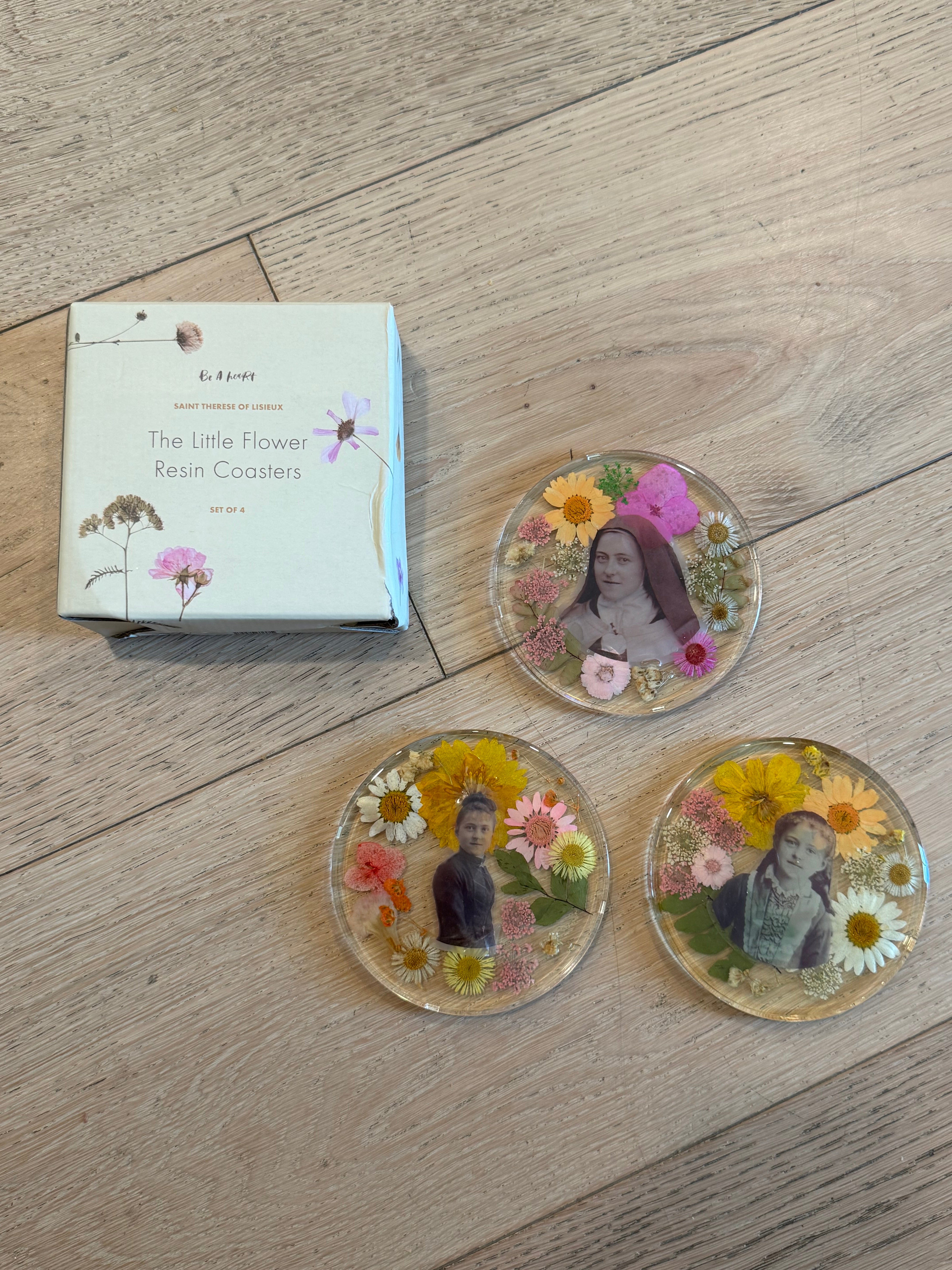SECONDS The Little Flower Resin Coasters