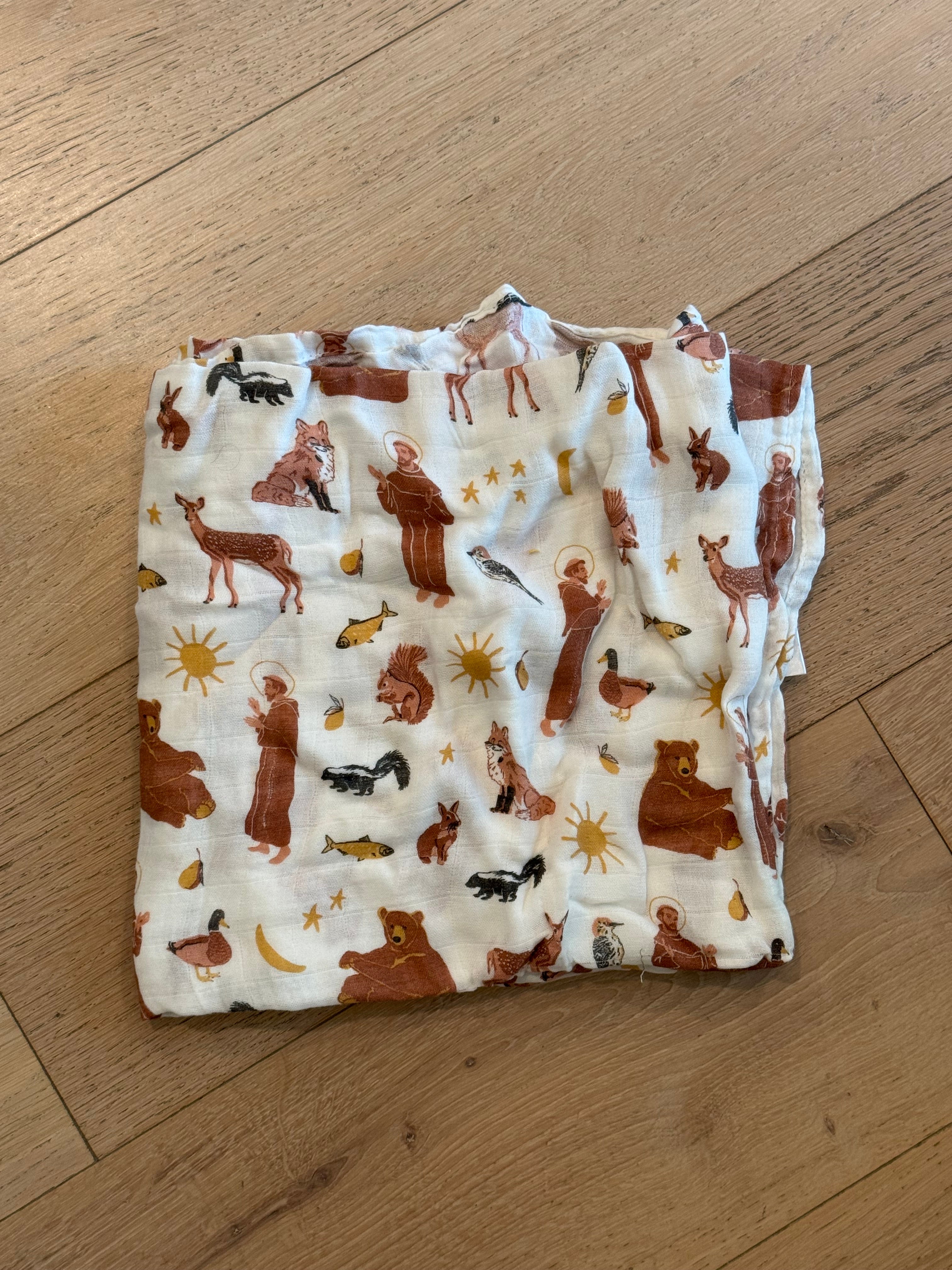 SECONDS Original St. Francis Swaddle Blanket