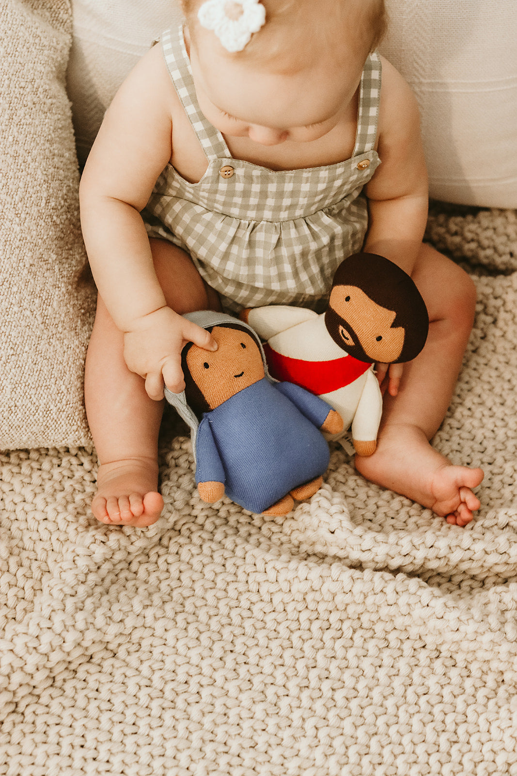 Mary Plush Rattle Doll