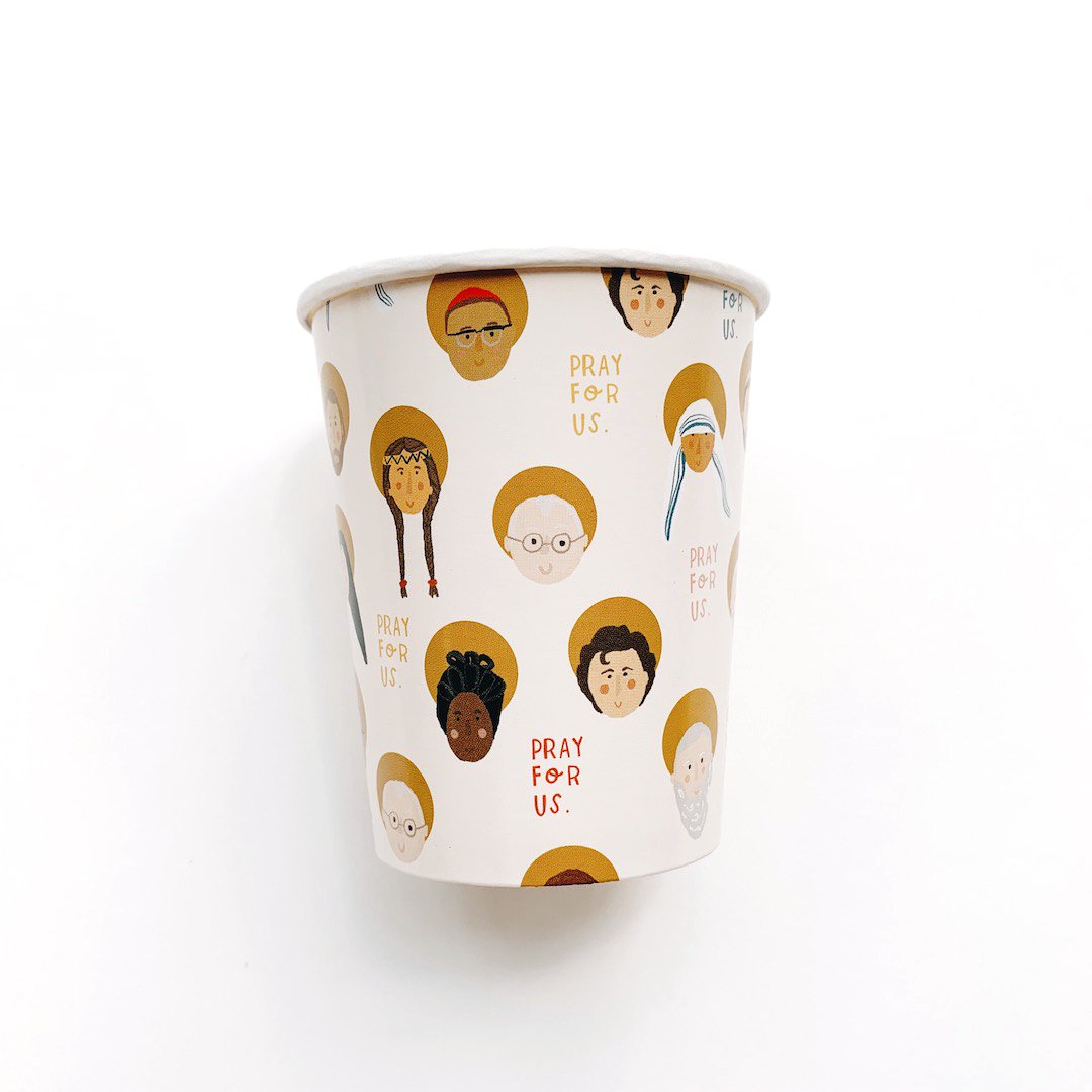 SECONDS Saints 8oz Cups