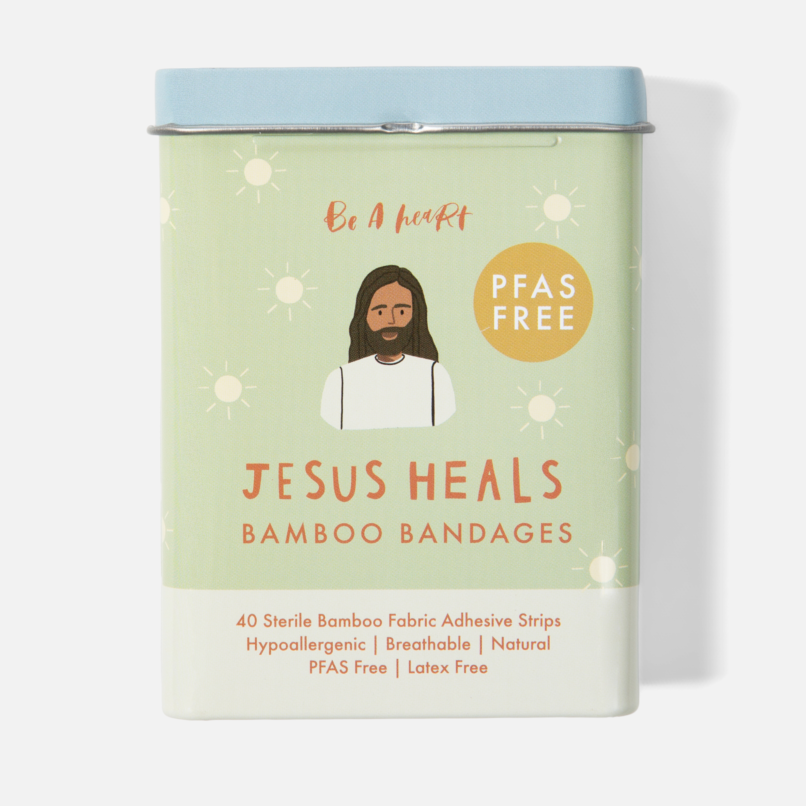 Jesus Heals Bandages – Bamboo and PFAS-Free Christian Bandages
