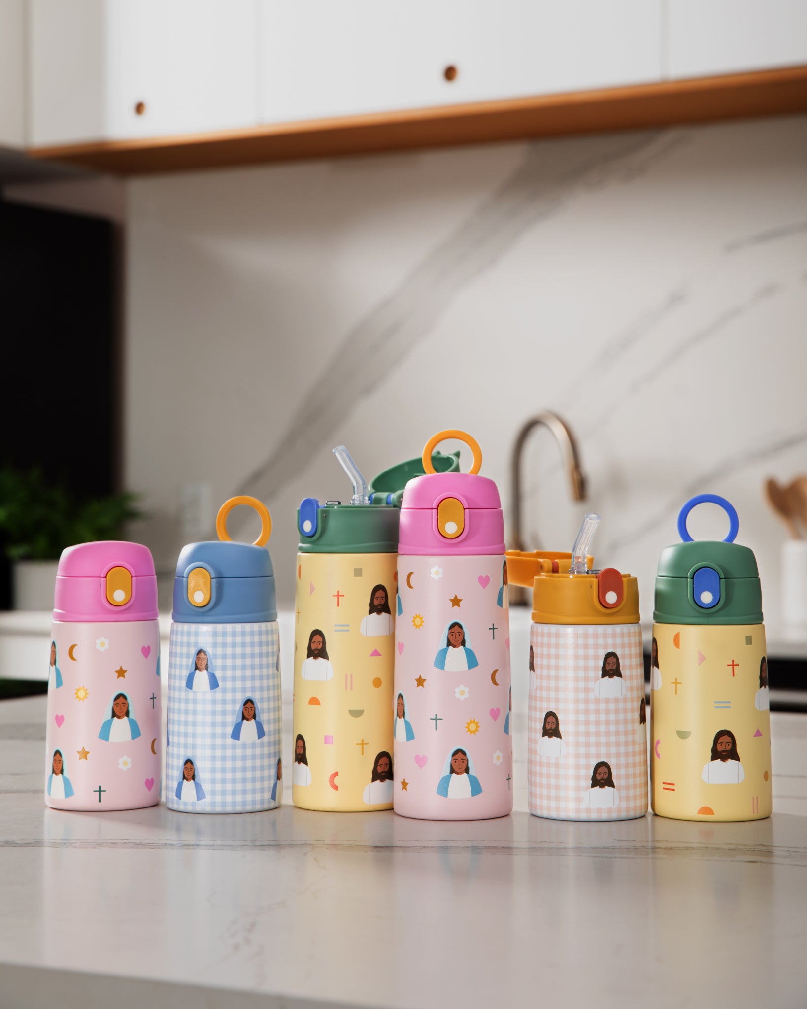 Mary Water Bottle – 18.6oz Stainless Steel