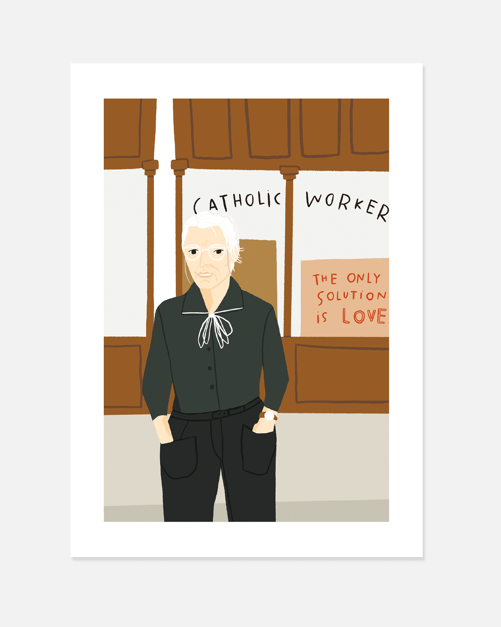 Servant of God Dorothy Day Print | Be A Heart