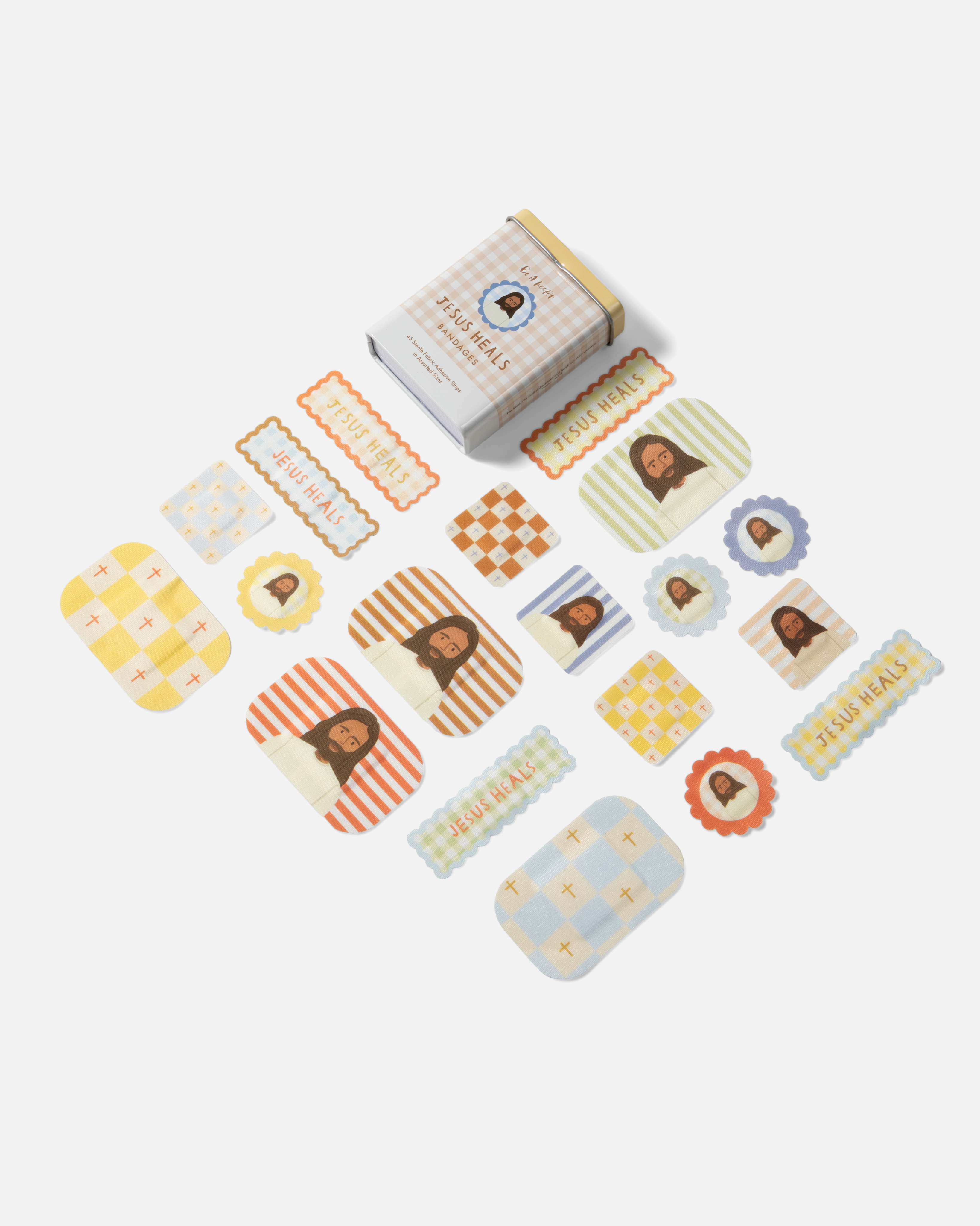 Jesus Heals Bandages® – Assorted Fabric Cottage Collection