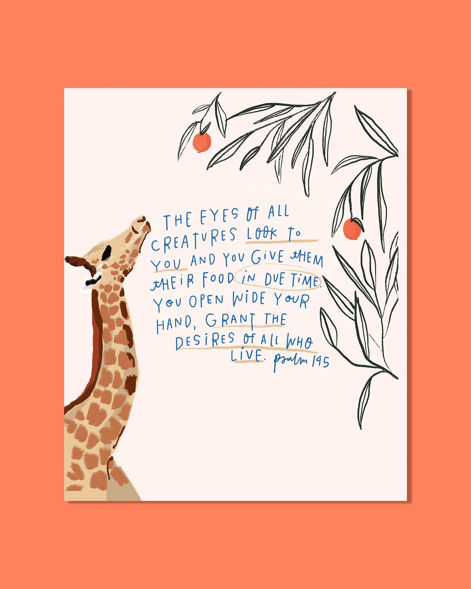 Psalm 145 11x14 Print (Downloadable) | Be A Heart, image size:1536x1920