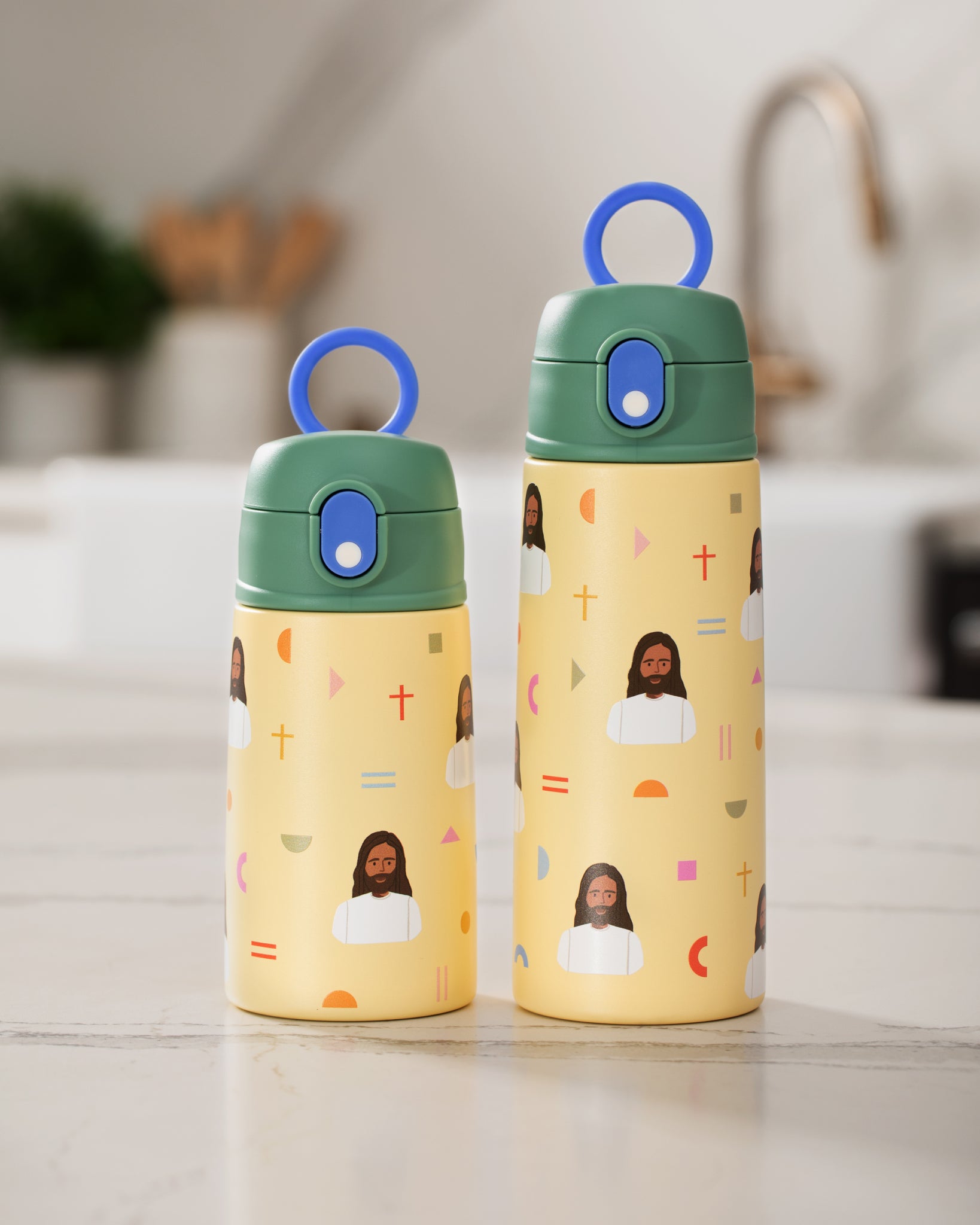 Jesus Water Bottle – 18.6oz Stainless Steel