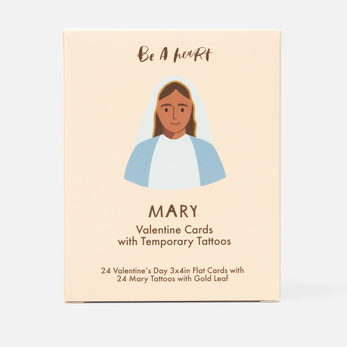 Mary Valentine Cards with Temporary Tattoos – Christian Valentine Cards