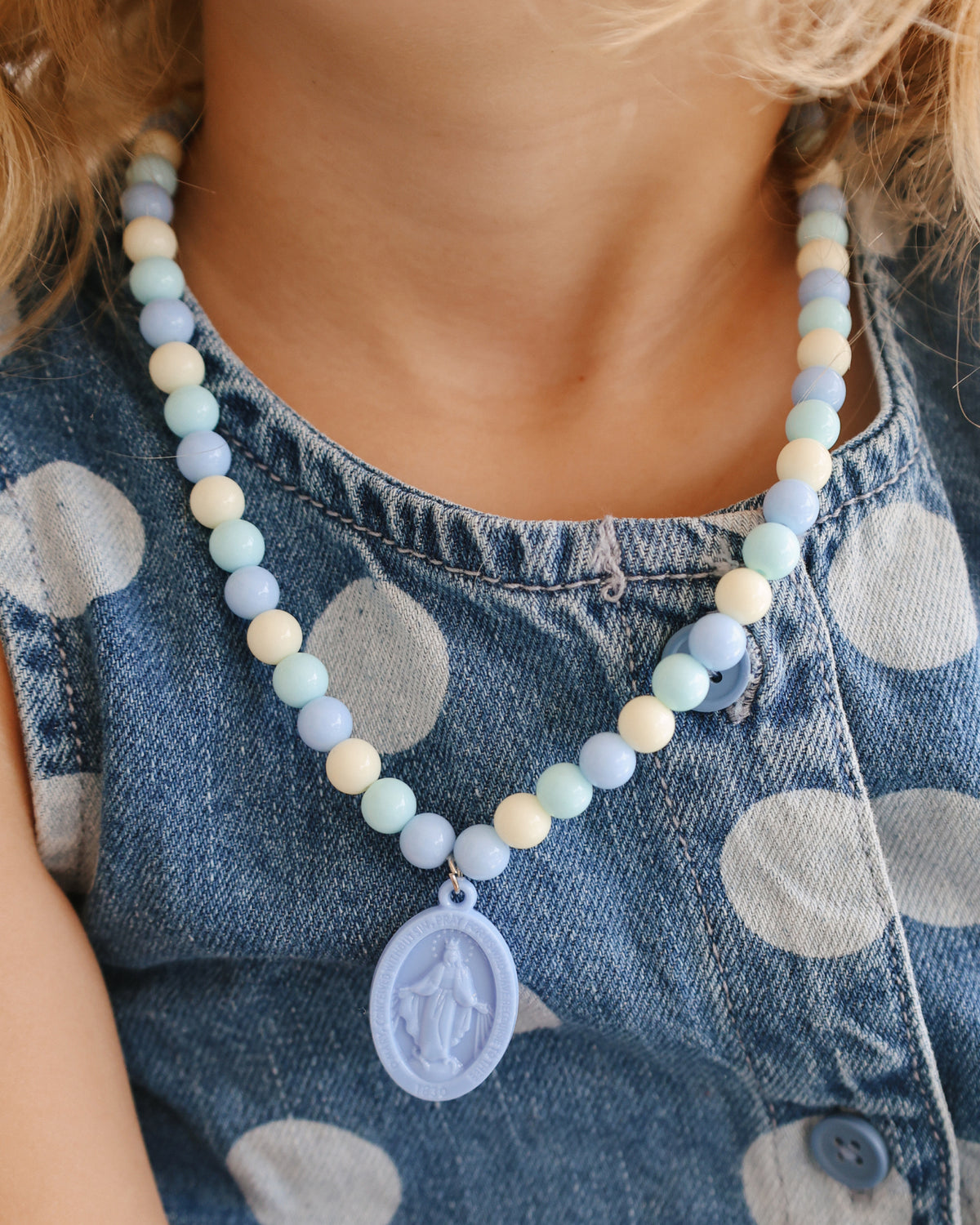 children's miraculous medal necklace