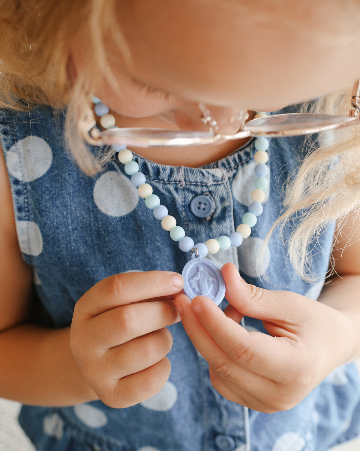 children's miraculous medal necklace