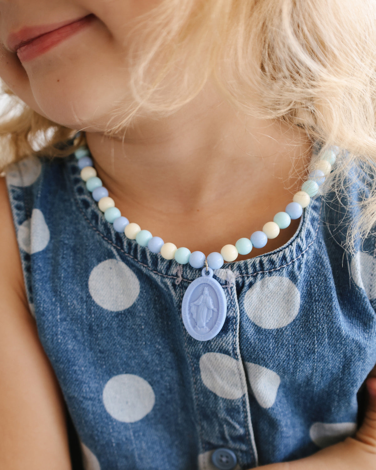 children's miraculous medal necklace