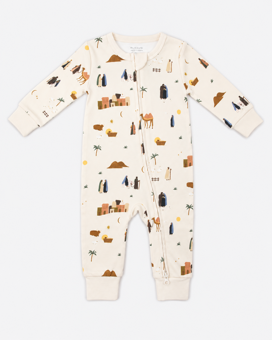 nativity chrismtas pajama romper be a heart