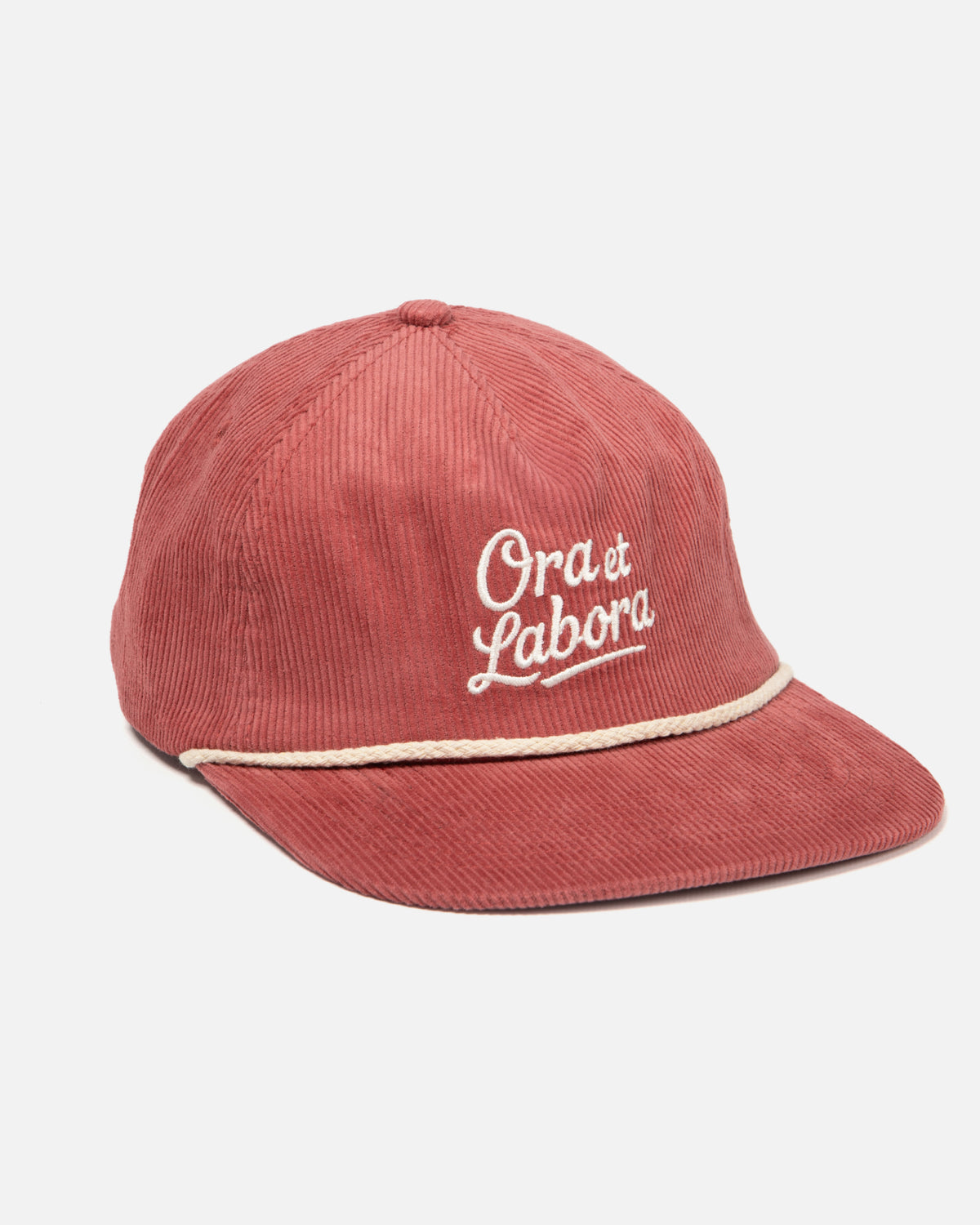 Dusty Rose Ora et Labora Corduroy Hat | Be A Heart