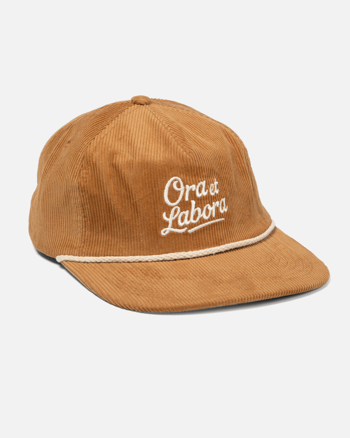 New Tan Corduroy Hat Chestnut Brown Corduroy Logo Hat - 100% Organic Cotton  main image 3
