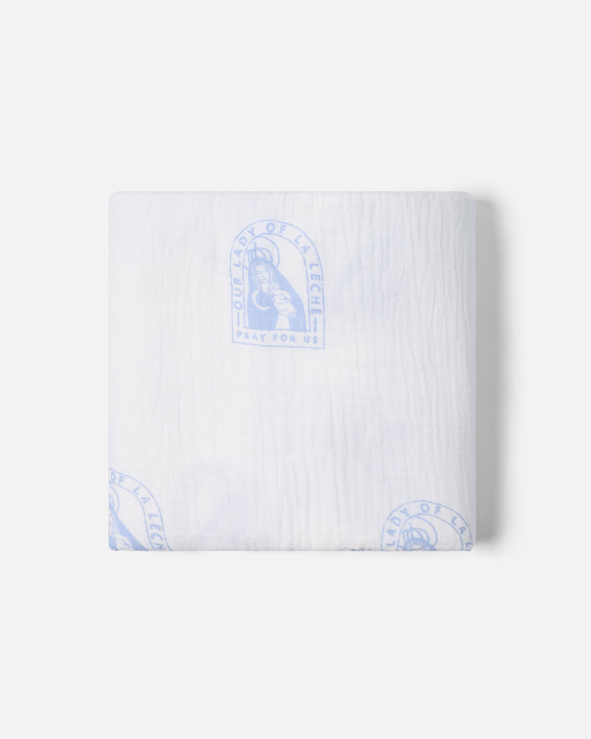 Our Lady of La Leche Organic Cotton Swaddle Blanket and Nursing Cover