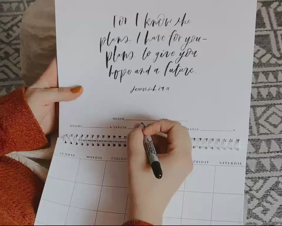 alt="Christian Baby Milestone Calendar"