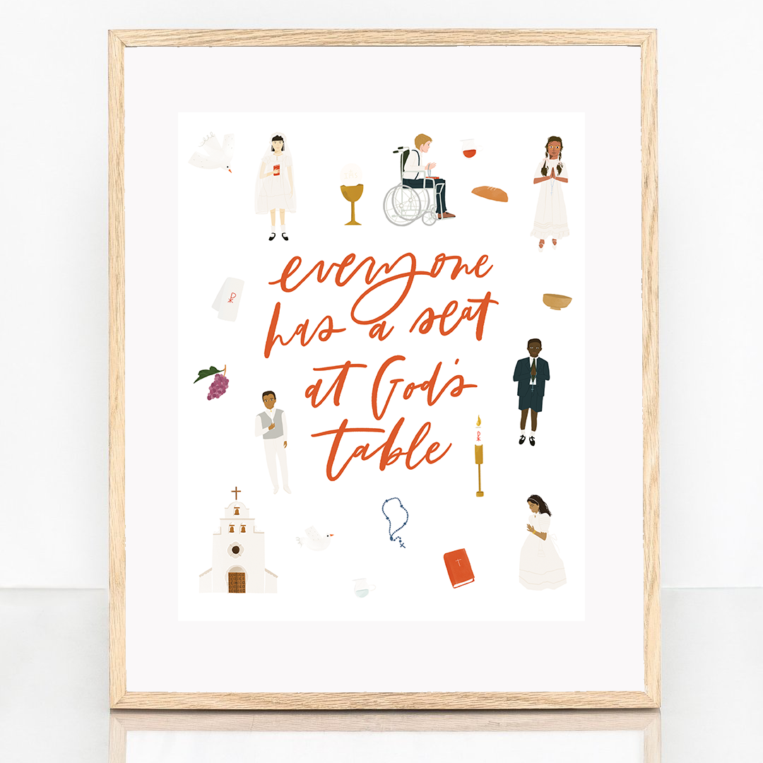 alt="Everyone Has a Seat at God's Table 8x10 Digital Download"