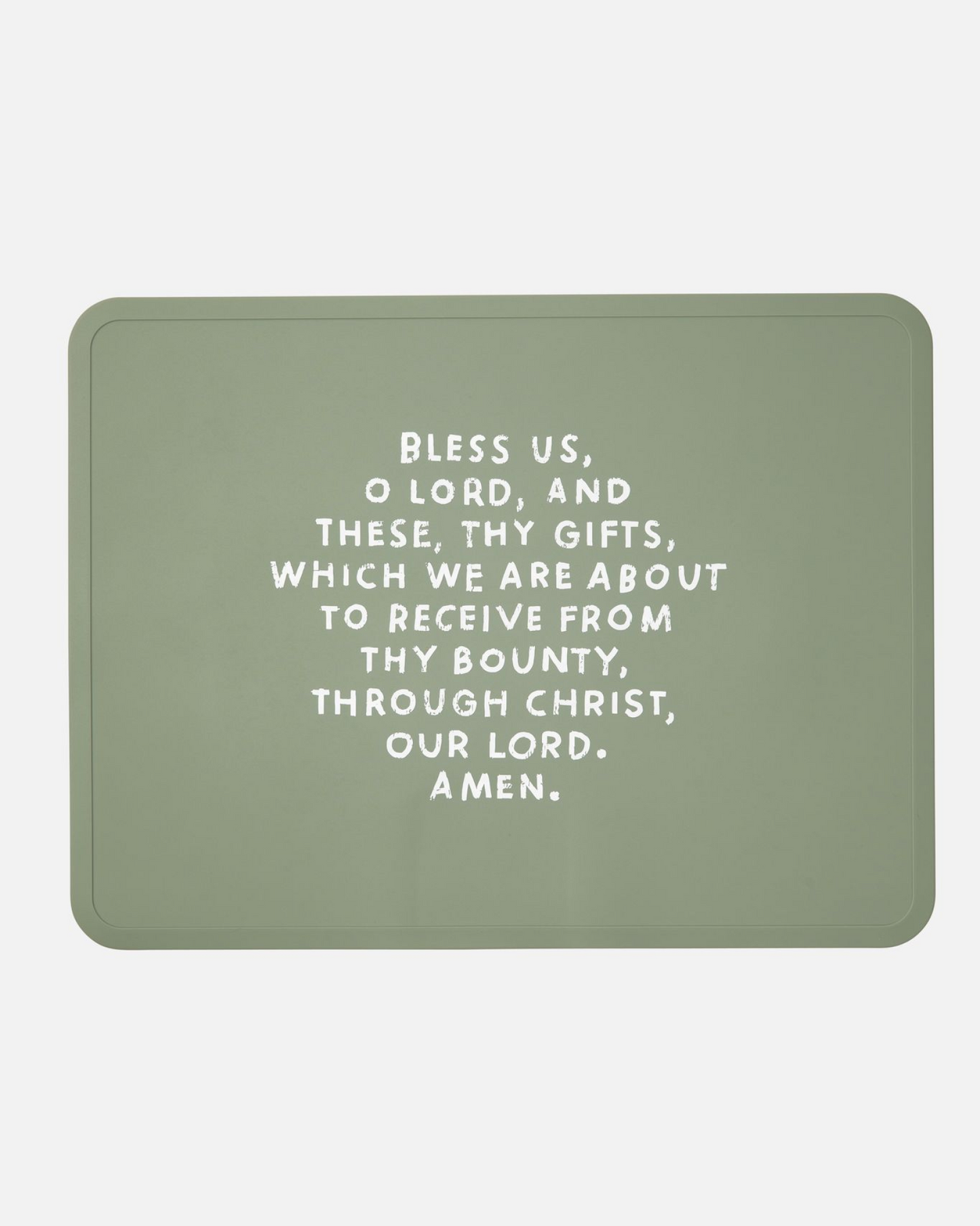 Meal Blessing Silicone Placemat