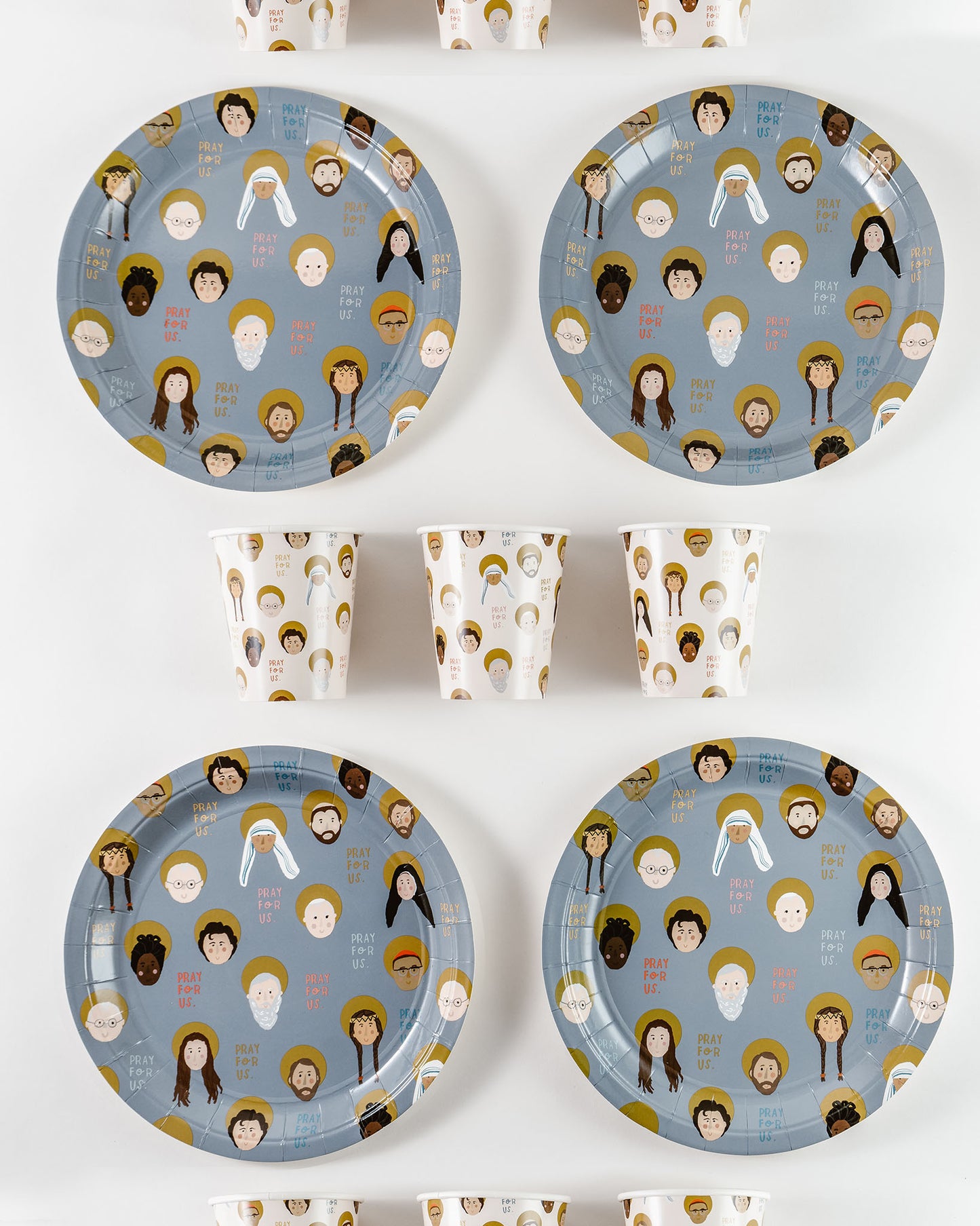 All Saints Paper Plates