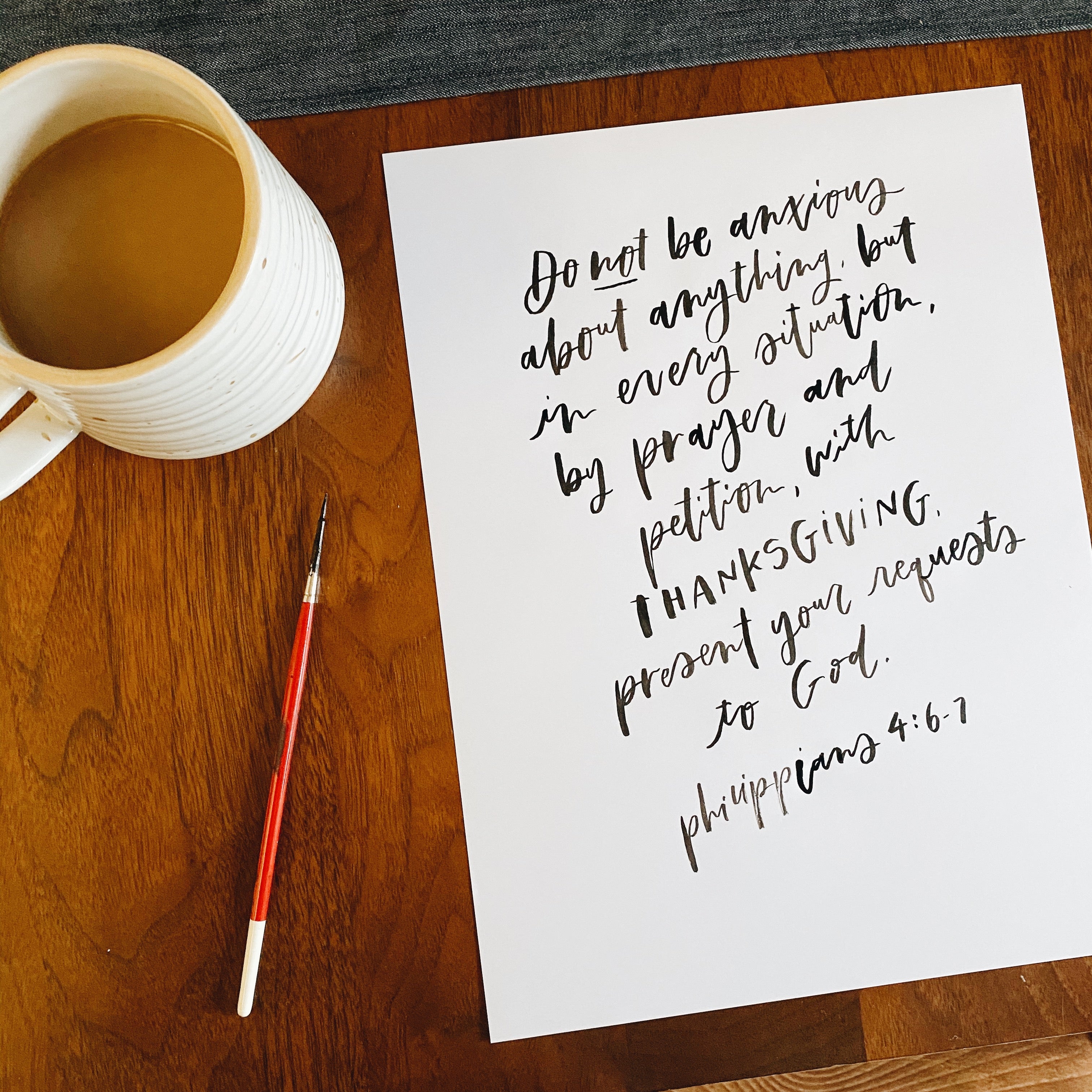 A Bible Verse a Day - A Hand Lettering Challenge β Be A Heart