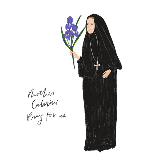 Mother Cabrini + the Irises