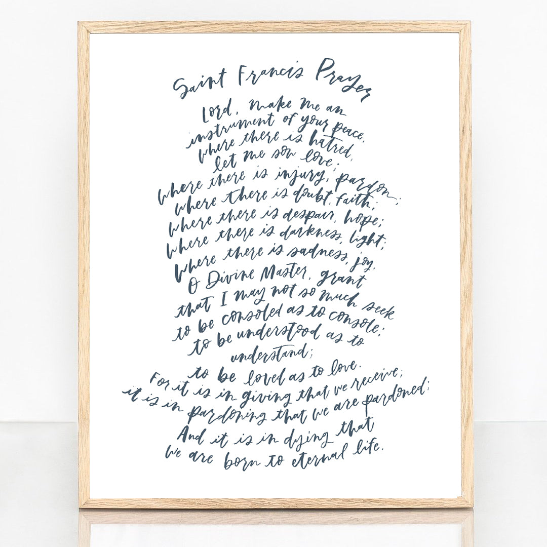 St. Francis Prayer Digital Download (Subscriber Exclusive)