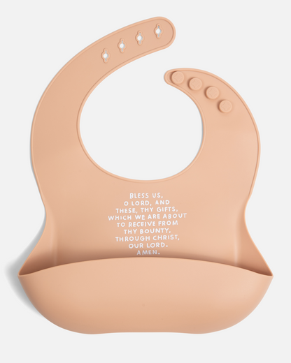 Meal Blessing Silicone Bib