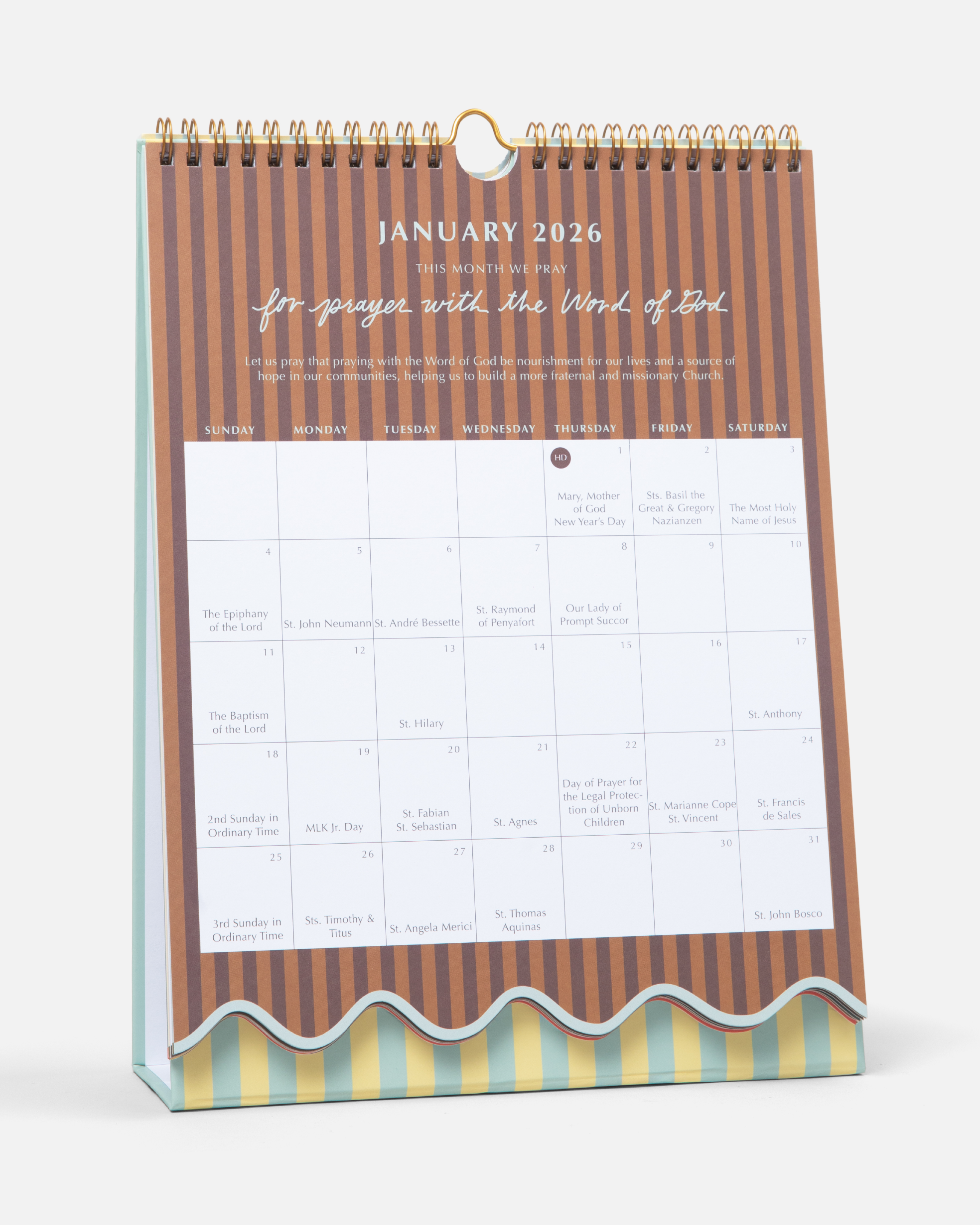 2026 Liturgical Catholic Calendar