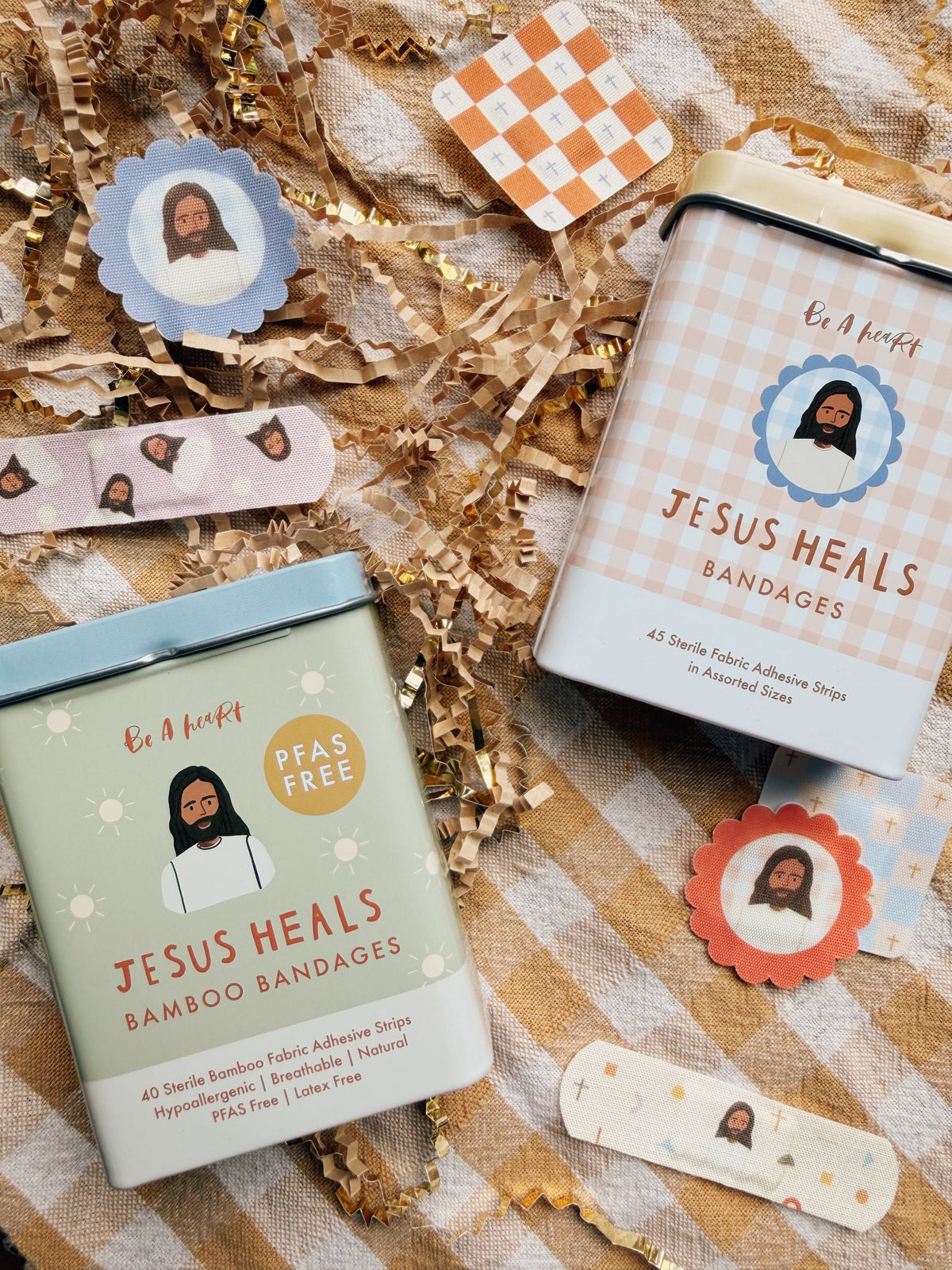 Jesus Heals Bandages® – Bamboo & PFAS Free
