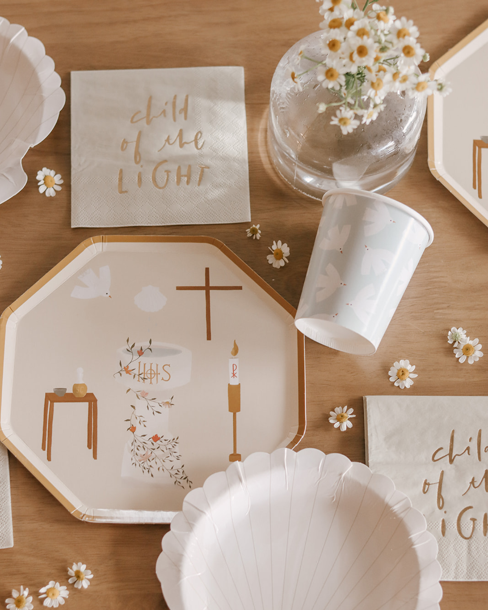 Baptism Plates Be A Heart