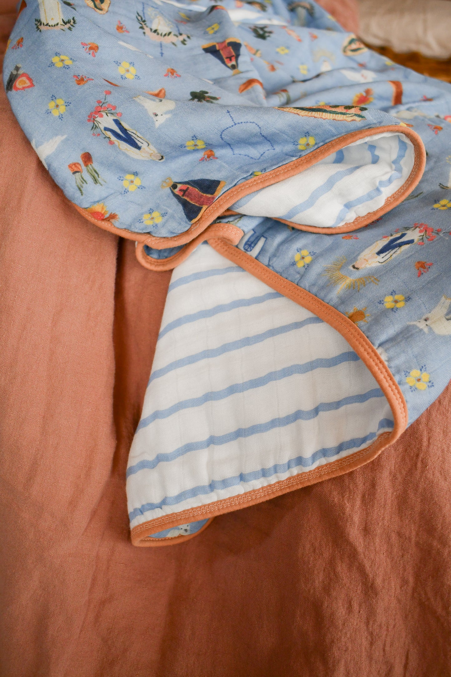 Deluxe Muslin Baby Blanket Quilt