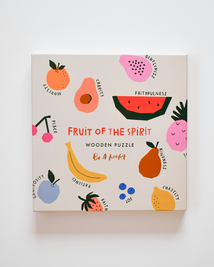 Be A Heart Fruit of the Spirit Wooden Puzzle