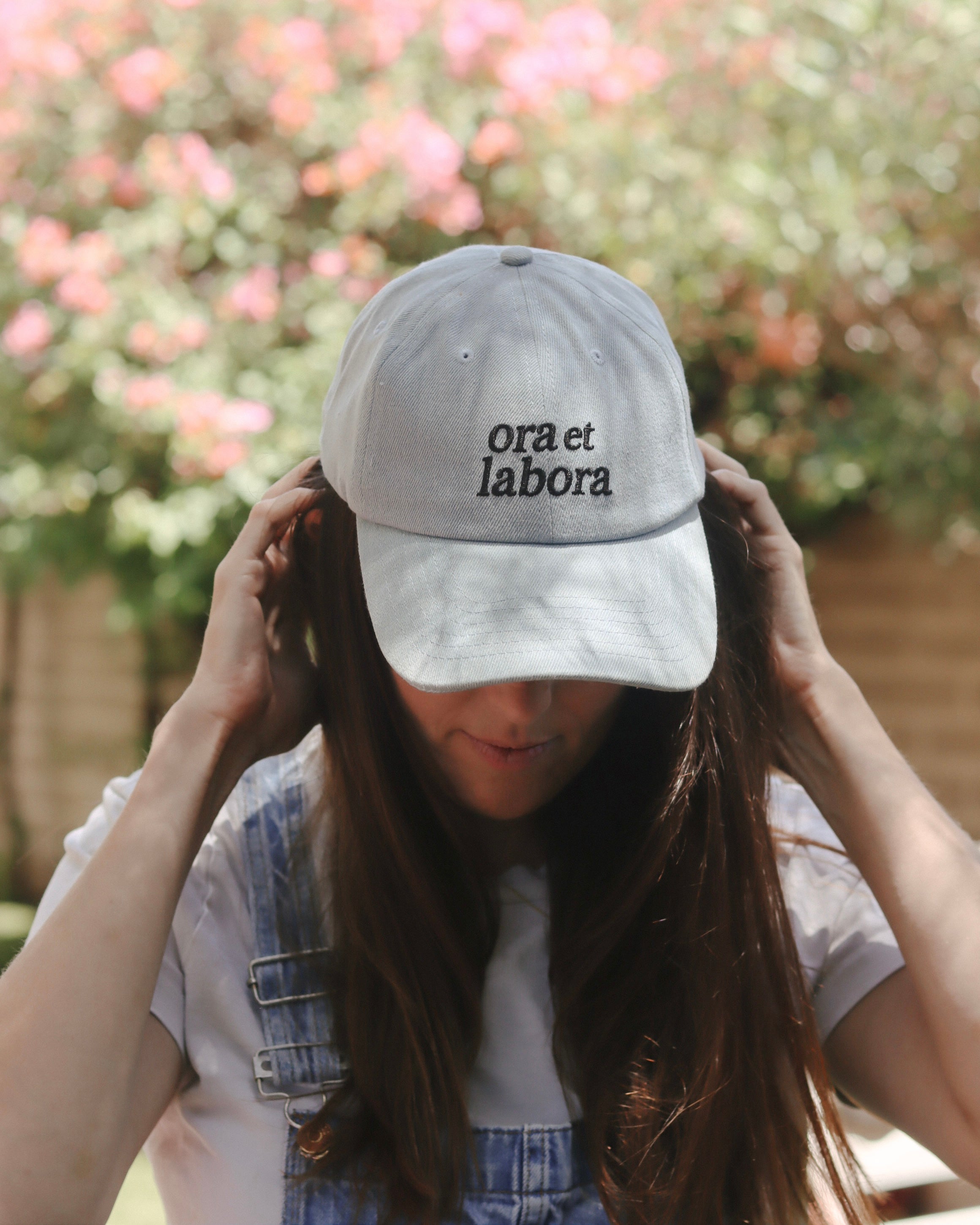 Denim Ora et Labora Dad Hat