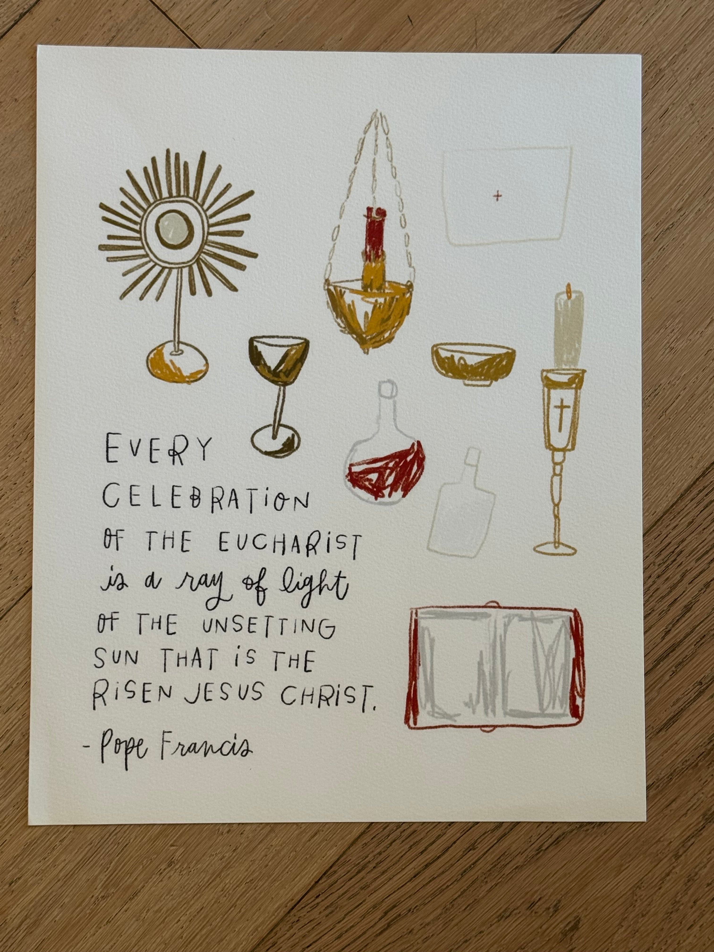 Eucharist 11x14 Print