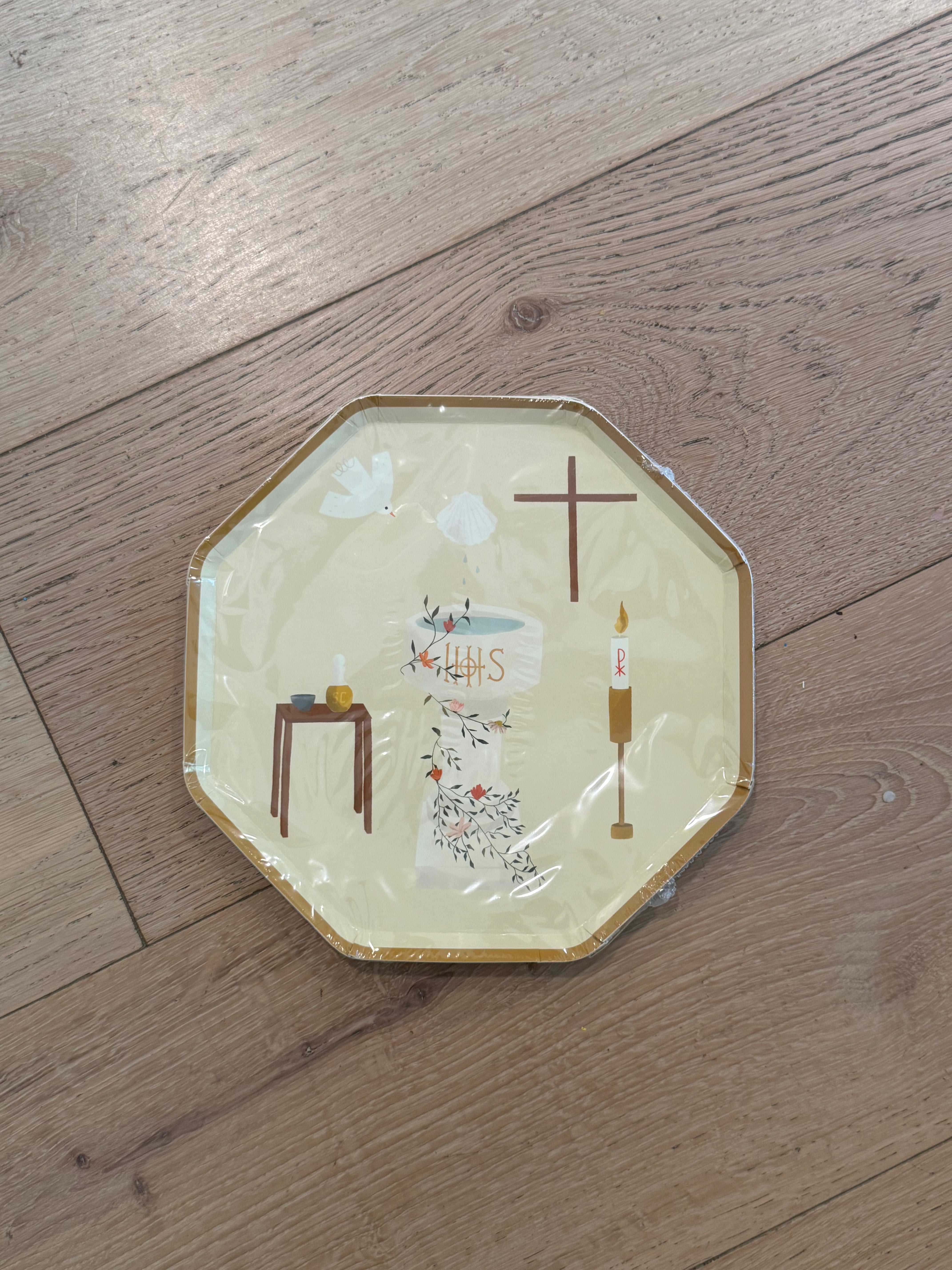 SECONDS Baptism Luncheon Plates