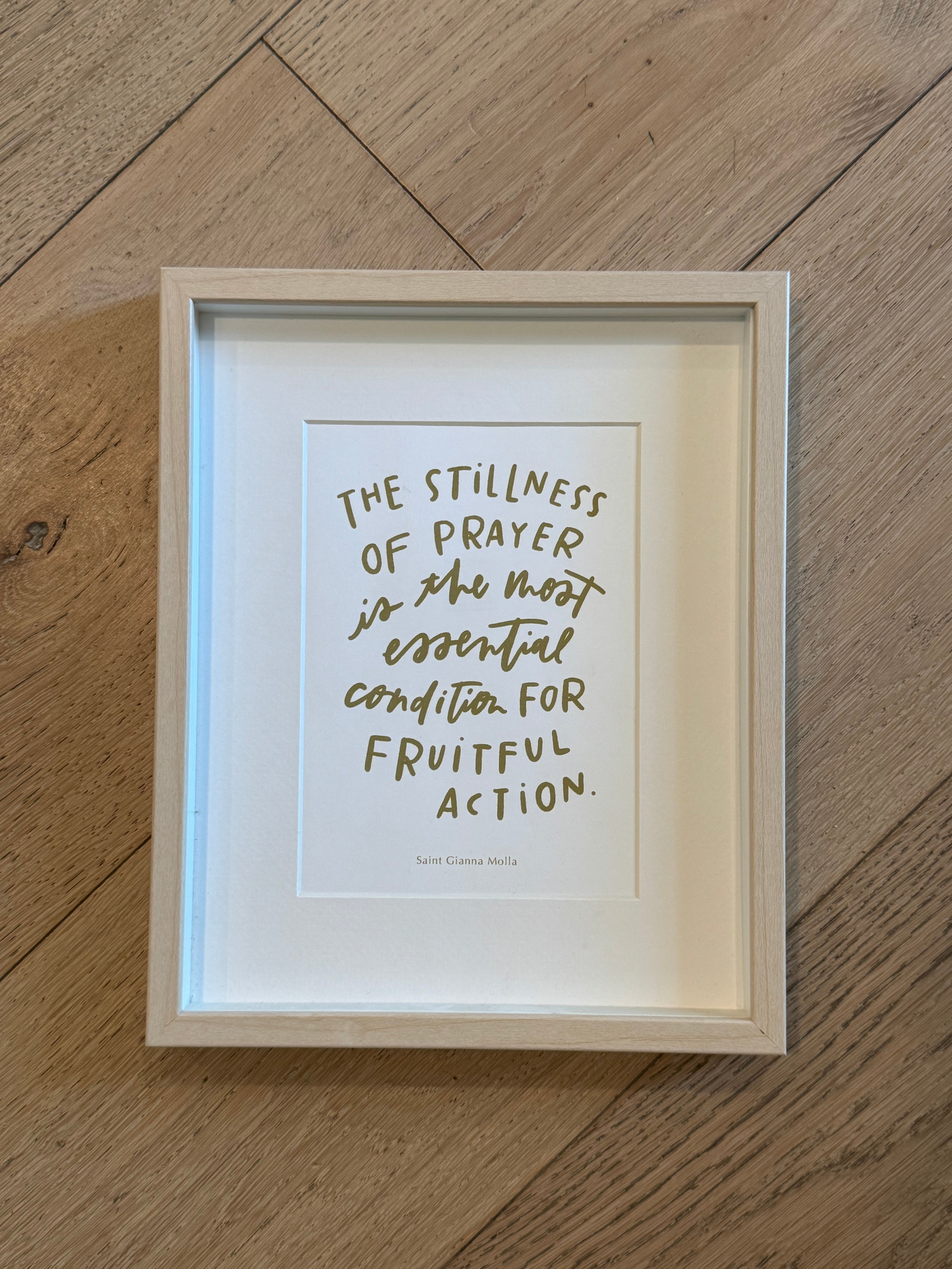 Gianna Molla Print Framed - no glass