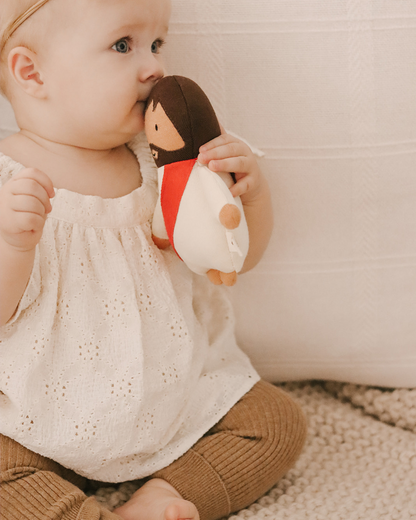 Jesus Plush Rattle Doll