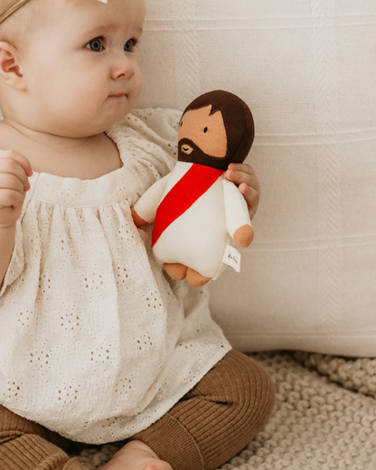 Jesus Plush Rattle Doll