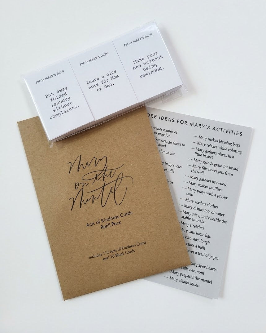 Mary on the Mantel Acts of Kindness Cards