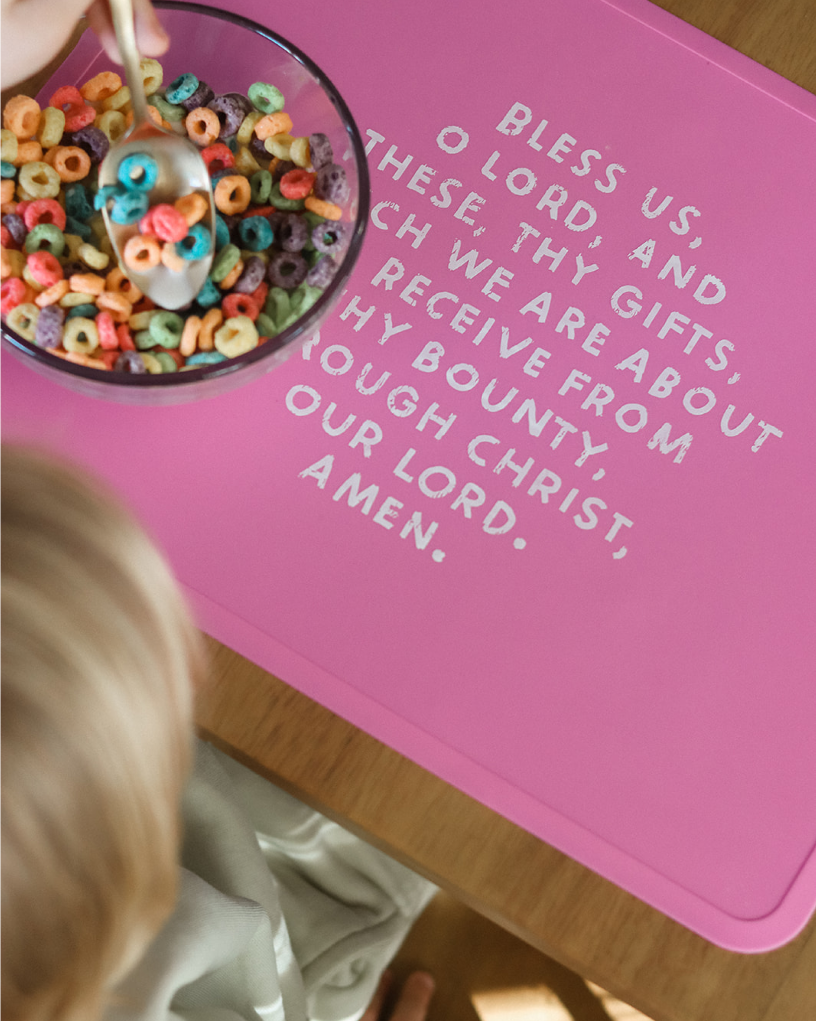 Meal Blessing Silicone Placemat 