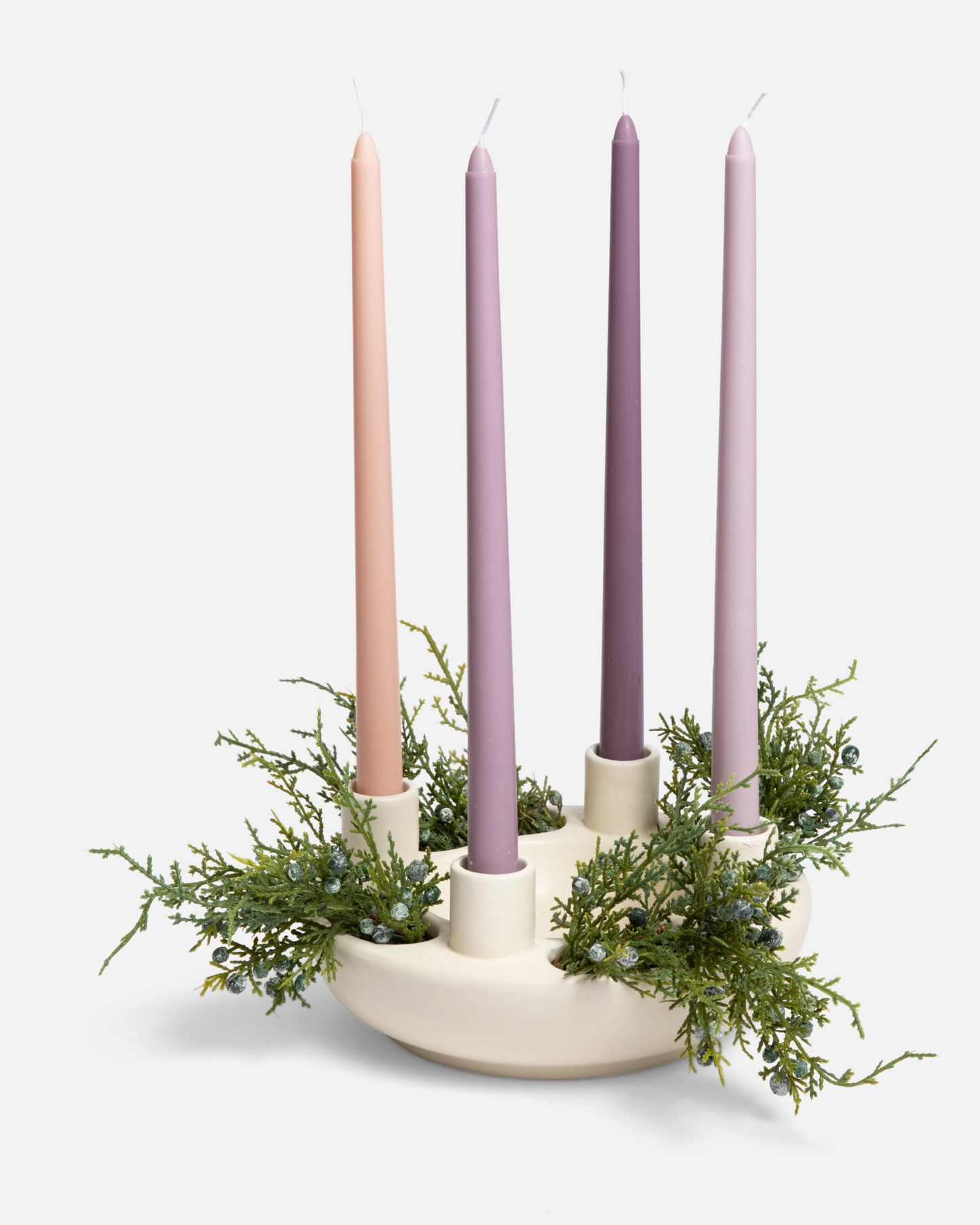 Modern Ceramic Advent Wreath