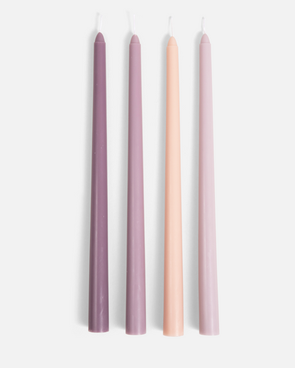 Muted Advent Candles