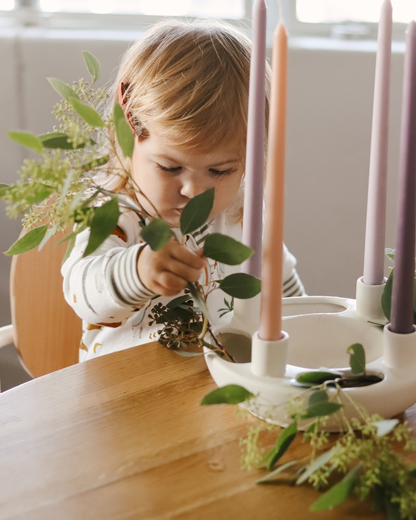 Modern Ceramic Advent Wreath